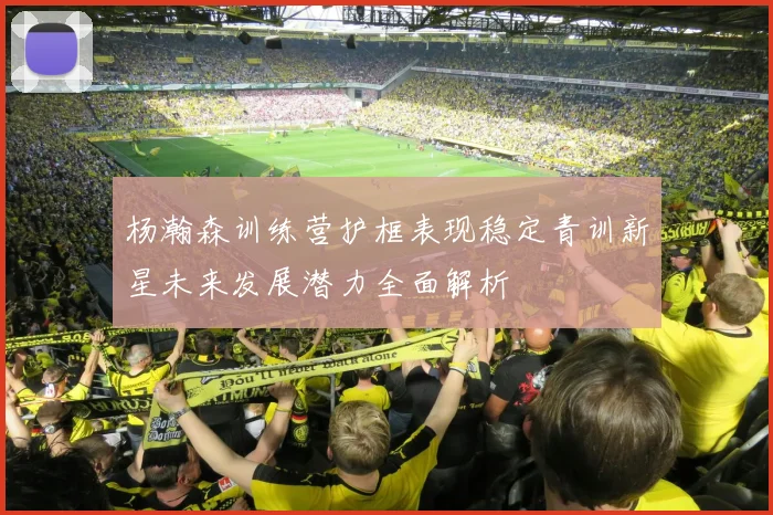 杨瀚森训练营护框表现稳定青训新星未来发展潜力全面解析